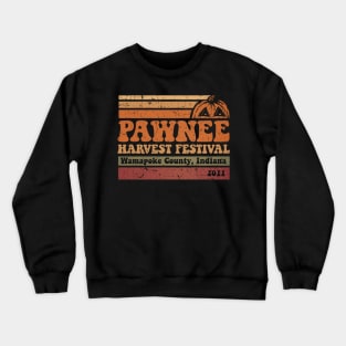 Vintage Pawnee Harvest Festival Crewneck Sweatshirt